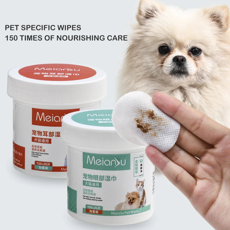 Persian cat orders eye wipes